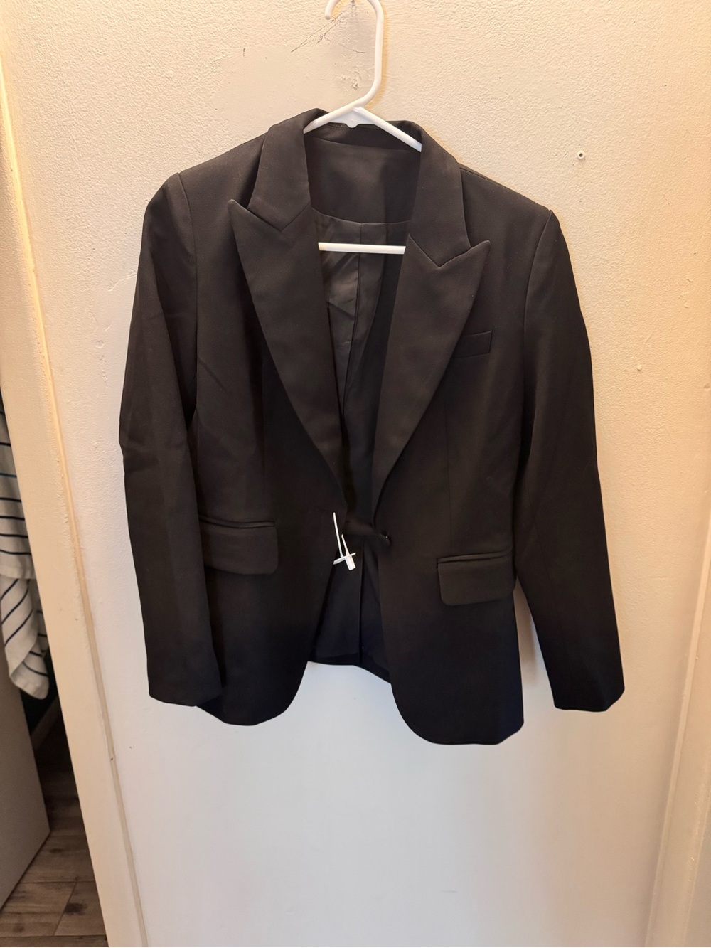 Black Women's Tailored Blazer Jacket